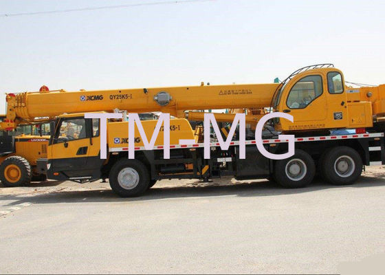 Kalite  Load Sensing Mobile Truck Mounted Lift With Retractable Boom , 25 Ton Fabrika