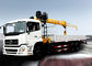 Hydraulic Telescopic Truck With Crane 16.5 Meters Lifting Height