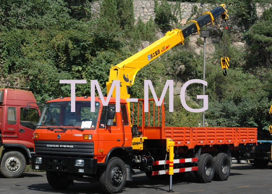 Dayanıklı XCMG 12 Tonluk Yükleyici Bomlu Kamyon Vinç, 14.5m Kaldırma Yüksekliği
